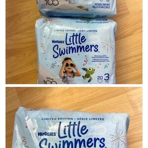 2 packs Little Swimmers Disposable Swim Pants - Blue